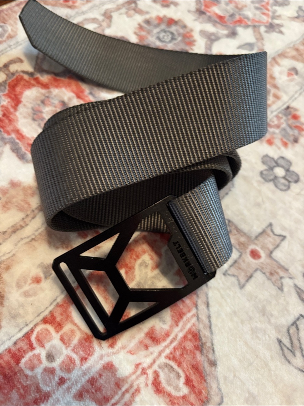 Grip 6 WorkBelt Tactical Webbing Belt for Men - Gray